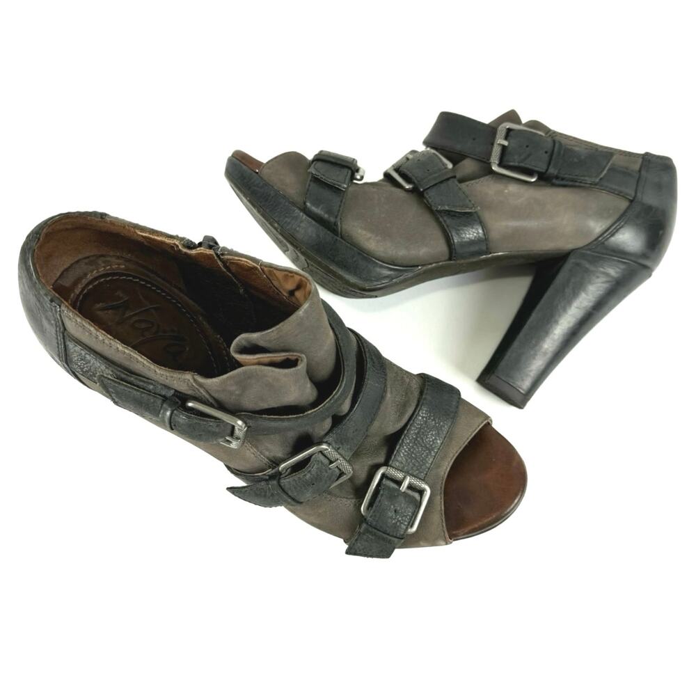Naya Leather Open Toe- NWOT-T Booties - Sz 11